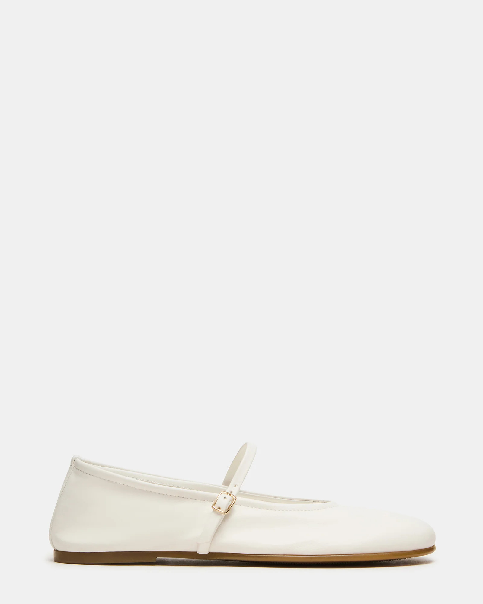 BESETTE Bone Leather Mary Jane Ballet Women's Flat | Steve Madden (US)