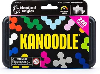 Educational Insights Kanoodle - Original 3D Brain Teaser Puzzle, Single Player Mind Challenge Toy... | Amazon (US)
