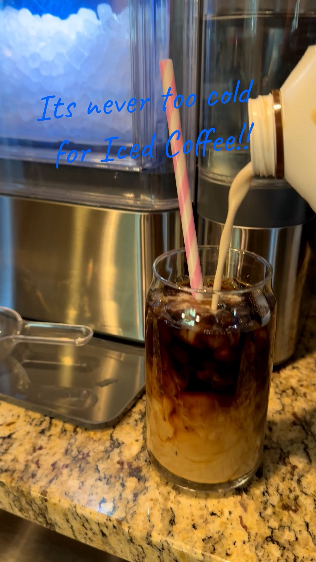 The OG Iced Coffee Ritual
20 years of iced coffee and I’m not stopping now. 🧊✨ It is officially never too cold for a cold brew—especially with this GE nugget ice and my favorite glassware.
Shop my coffee bar essentials & reusable straws below! #NuggetIce #IcedCoffeeForever #Starbucks #CoffeeatHome

#LTKdayinmylife #LTKHome #LTKmorningroutine