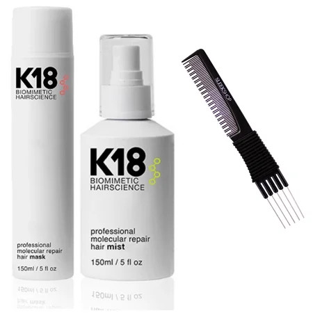 K18 Biomimetic Hair Science K-18 DUO Set - Molecular Professional Hair Mist & PRO Hair Mask 5 oz KIT | Walmart (US)