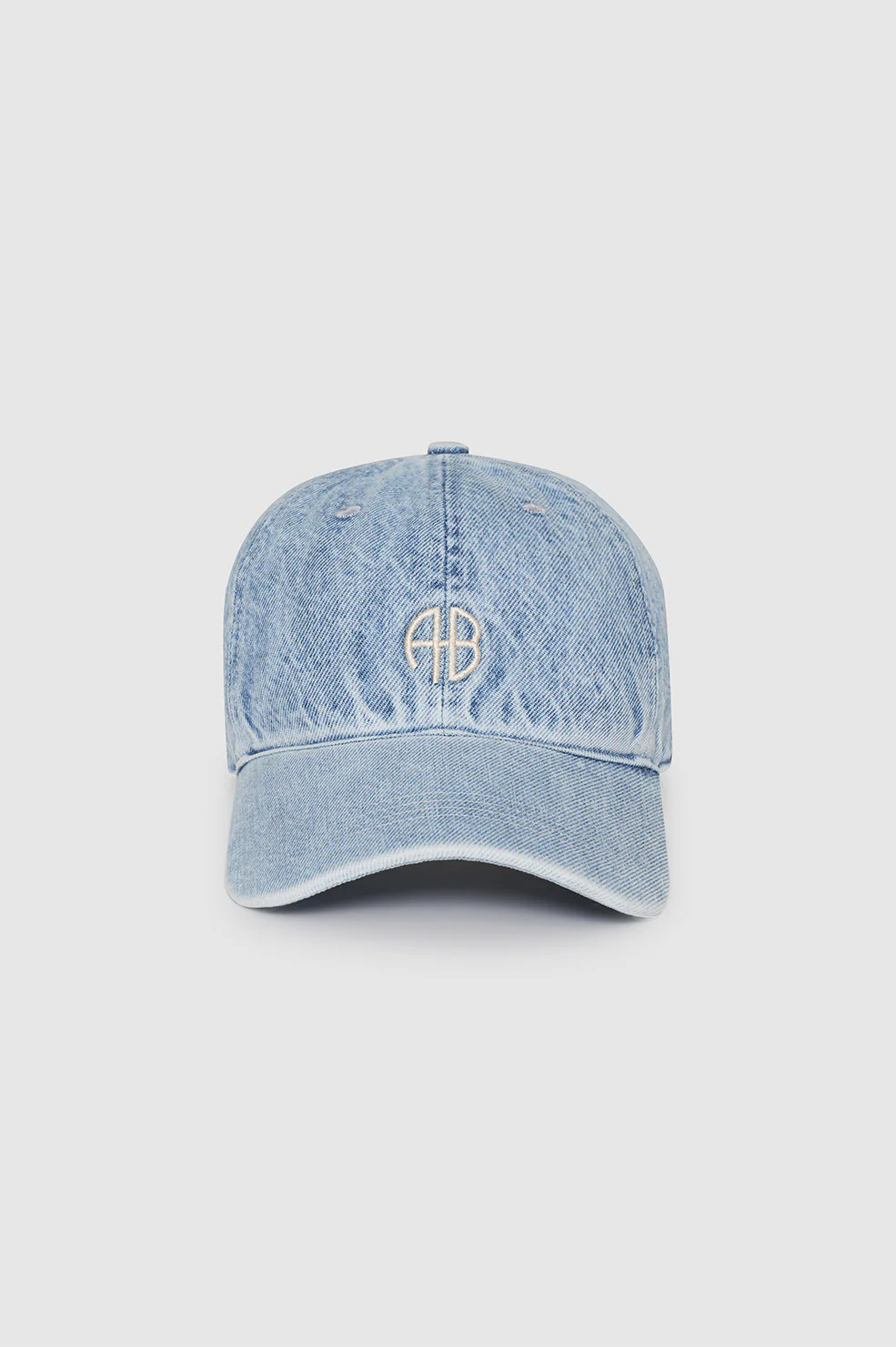 Jeremy Baseball Cap AB - Bleached Blue Denim | Anine Bing