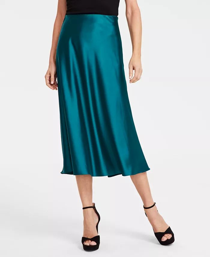Women's Satin Slip Skirt, Created for Macy's | Macy's