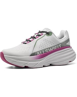 Women's Cushion Lightweight Walking Running Shoes Tennis Non-Slip Comfortable Jogging Workout Gym... | Amazon (US)