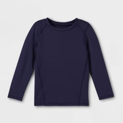 Toddler Boys' Long Sleeve Rash Guard - Cat & Jack™ Navy | Target
