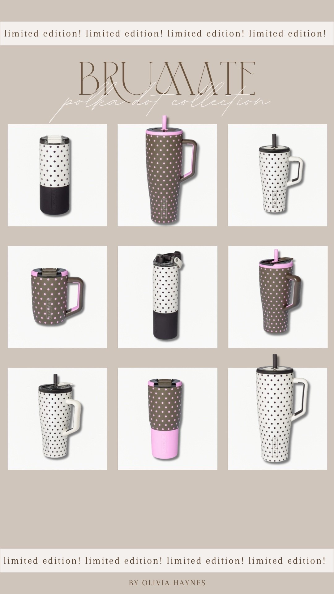 polka dot brümate collection 🖤🤍