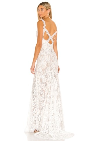 HEARTLOOM Della Gown in Ivory from Revolve.com | Revolve Clothing (Global)