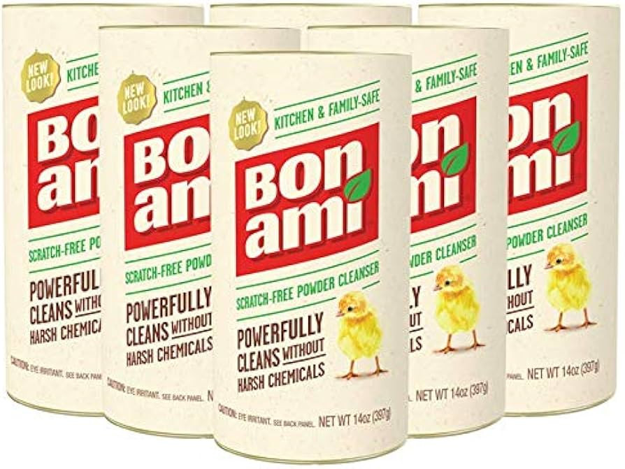 Bon Ami Powder Cleanser - 14 oz (Pack of 6) | Amazon (US)