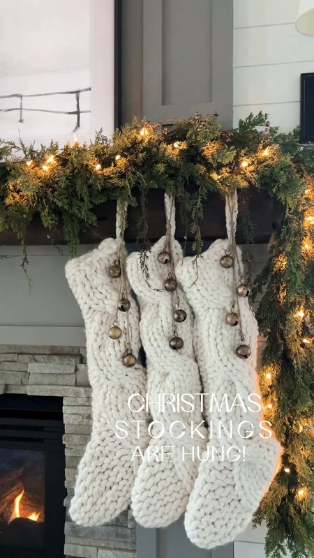 The stocking are hung! We have had these for 3 years and I still love them as much as the day I got them! 

#LTKhome #LTKHoliday #LTKSeasonal