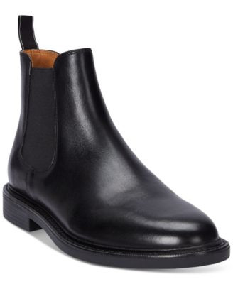 Polo Ralph Lauren Men's Asher Leather Chelsea Boots - Macy's | Macy's