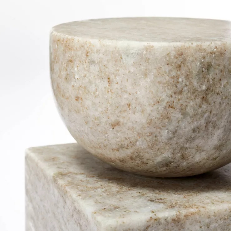 Modern Marble Figural Beige - Threshold™ designed with Studio McGee | Target