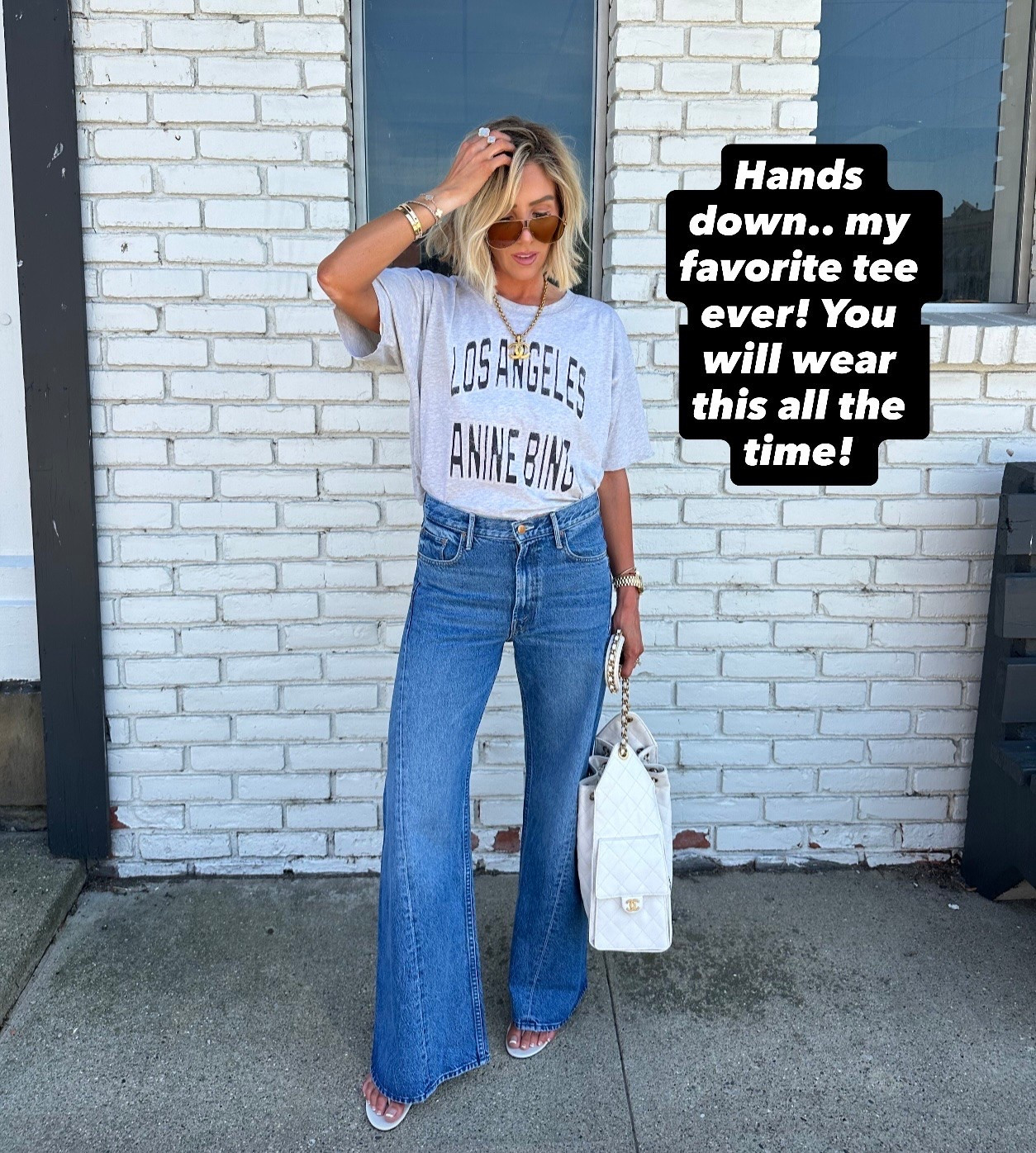 Tee and jeans just restocked at Nordstrom 🔥🔥🔥 will sell back out fast! Small in tee and 27 in denim