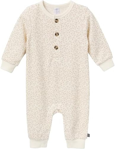 Modern Moments by Gerber Baby Henley Waffle Knit Romper | Amazon (US)