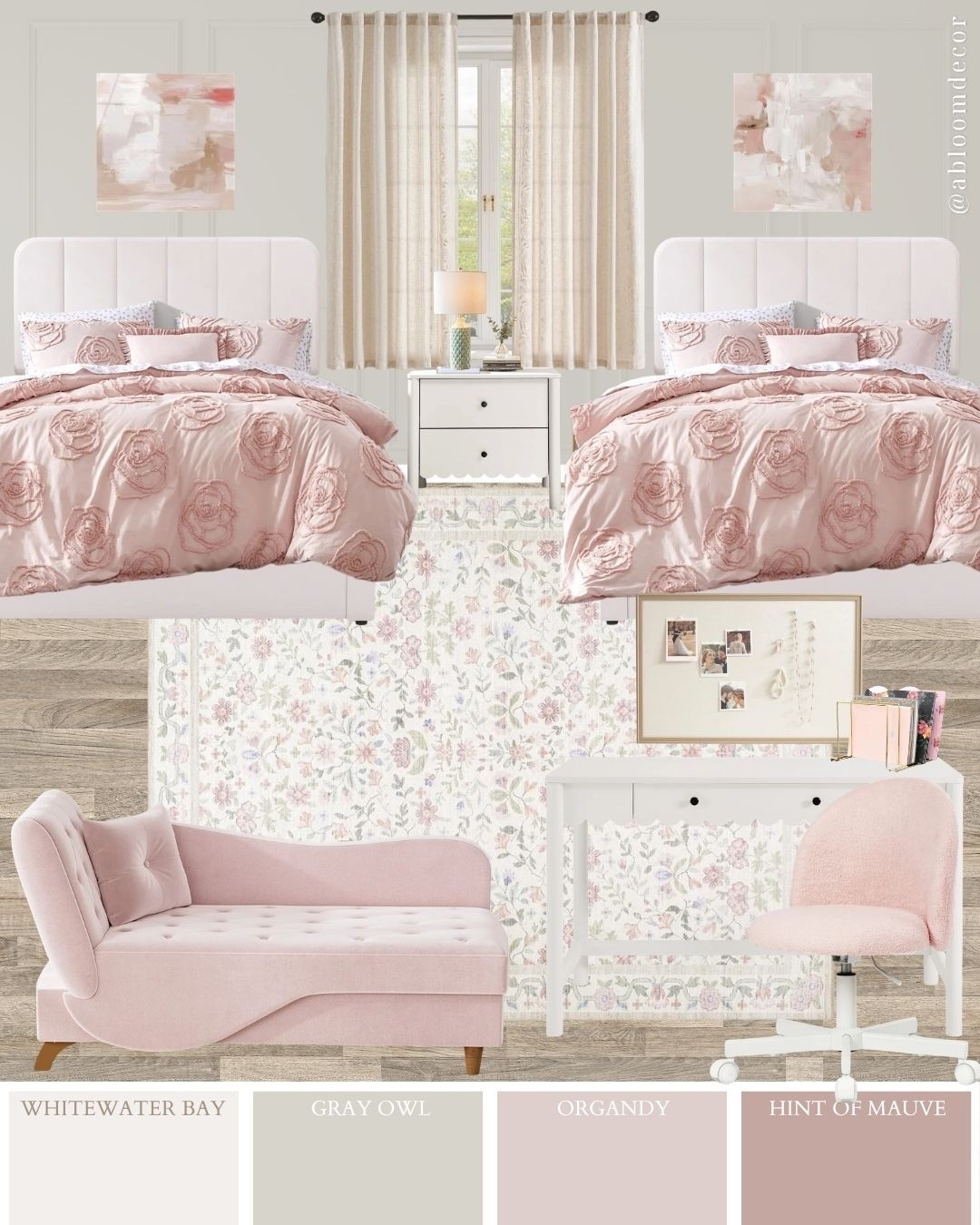 Soft Pink College Dorm Makeover Inspiration

#LTKHome