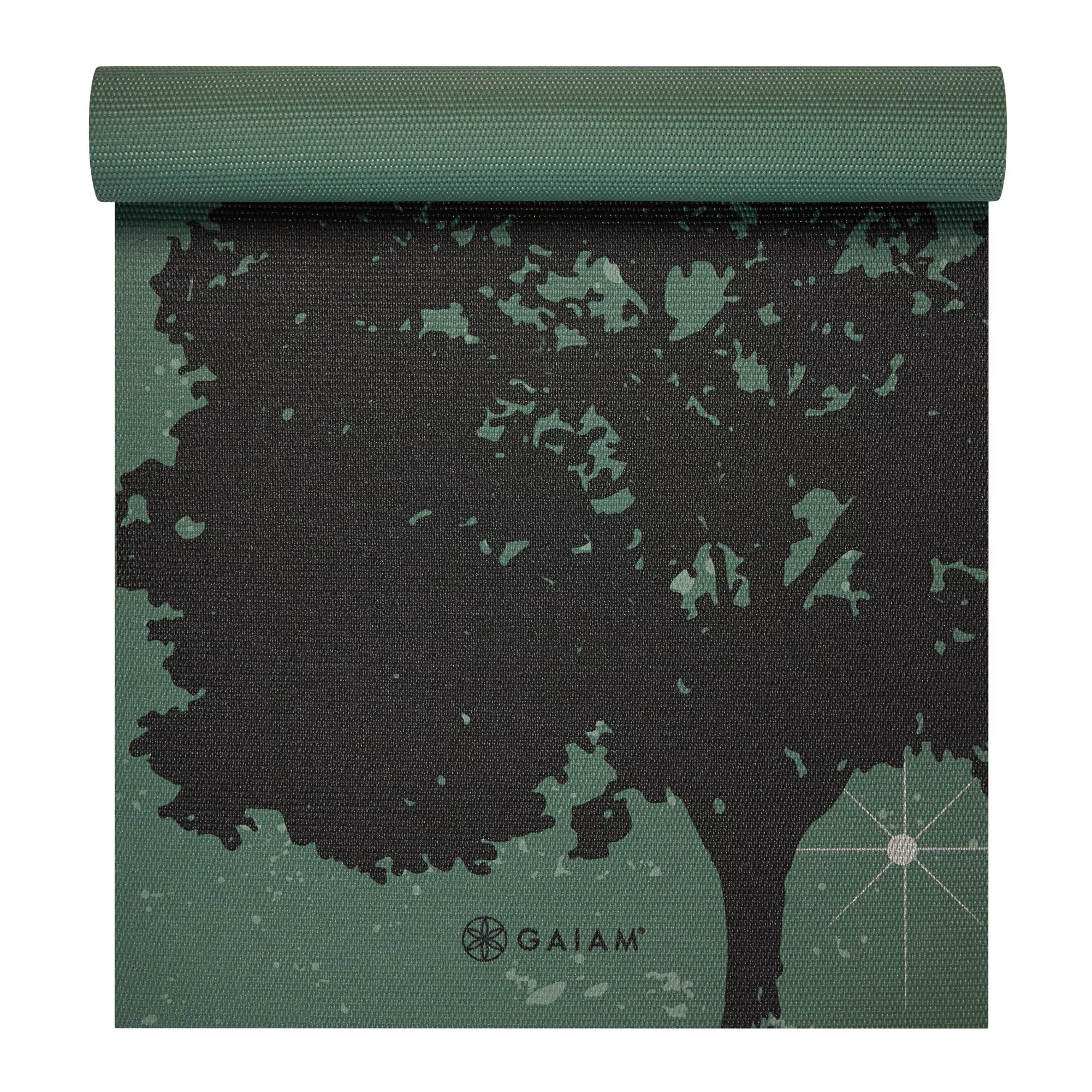 Gaiam Premium 6mm Print Yoga Mat, the best budget yoga mat under $30