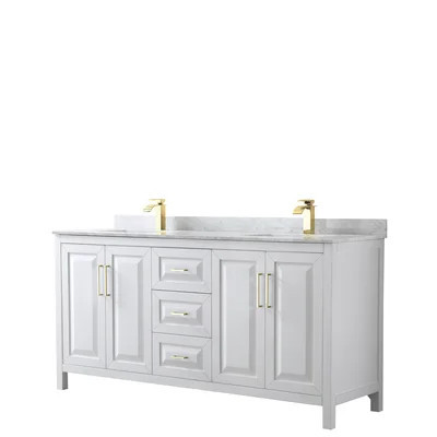 Daria 72" Double Bathroom Vanity Set | Wayfair North America