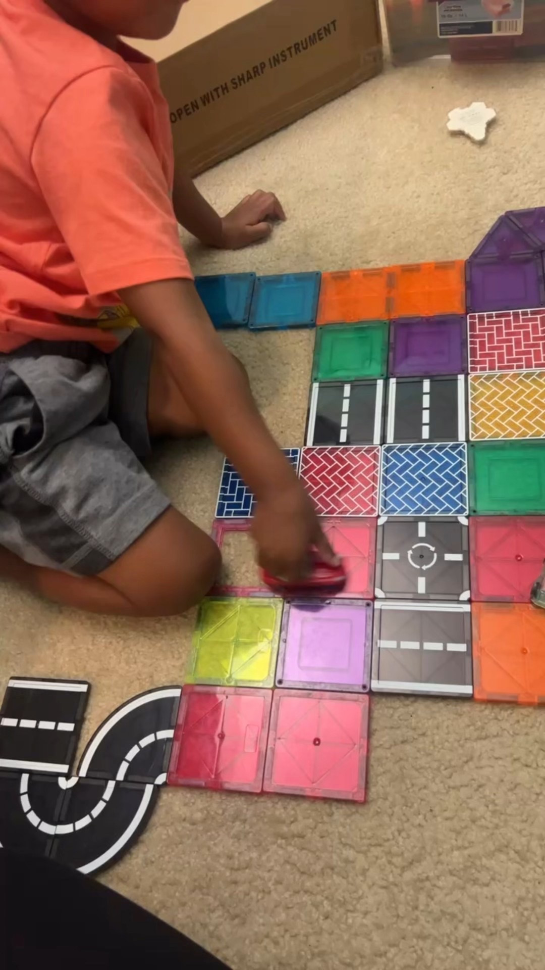 All the magnet tiles 😂

We have multiple sets all in one box