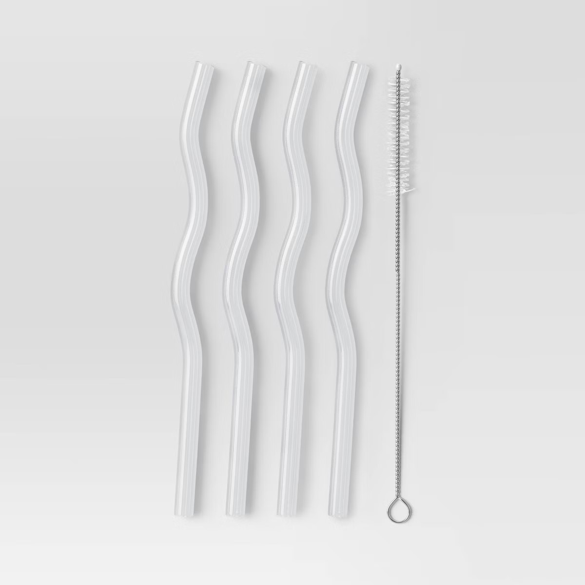 4pk Tritan Glass Straws Clear - Room Essentials™ | Target