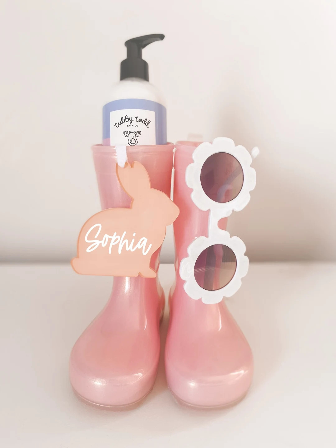 Easter Basket Name Tag Custom Name Tag Bunny Name Tag Acrylic Name Tag Easter Tags Acrylic Tag Ki... | Etsy (US)