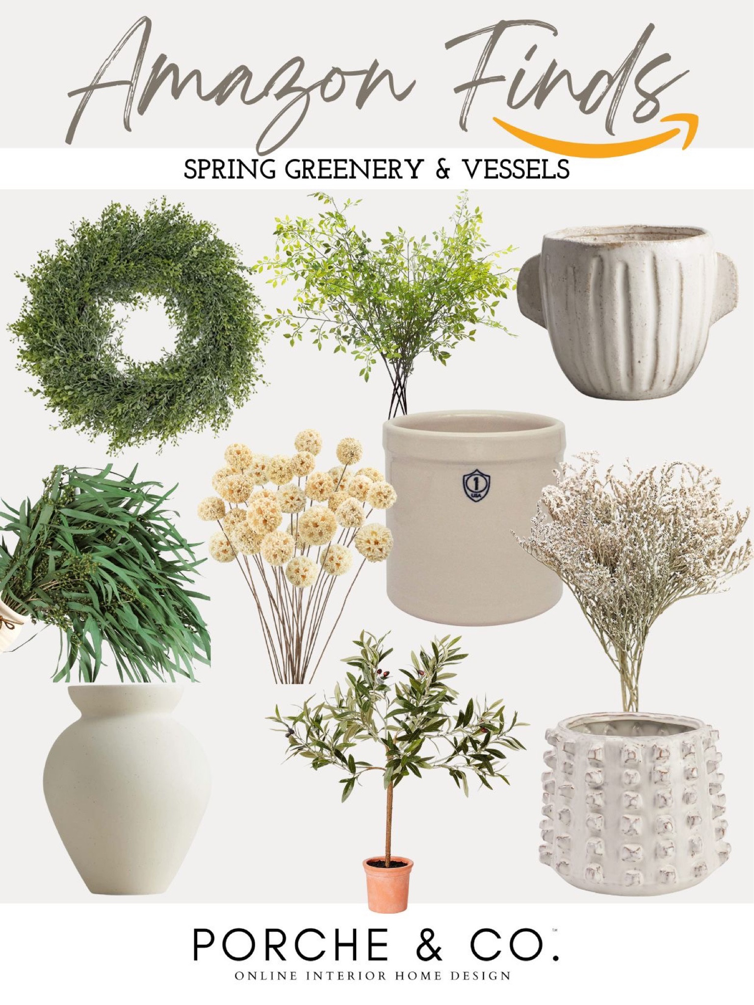 Amazon Spring faux stems, florals and greenery and wreaths along with our favorite pots and planters for your home 💐  

#LTKSeasonal #LTKhome #LTKstyletip