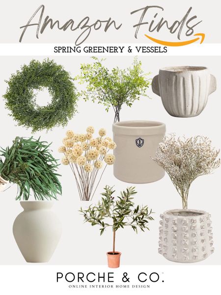 Amazon Spring faux stems, florals and greenery and wreaths along with our favorite pots and planters for your home 💐  

#LTKSeasonal #LTKhome #LTKstyletip