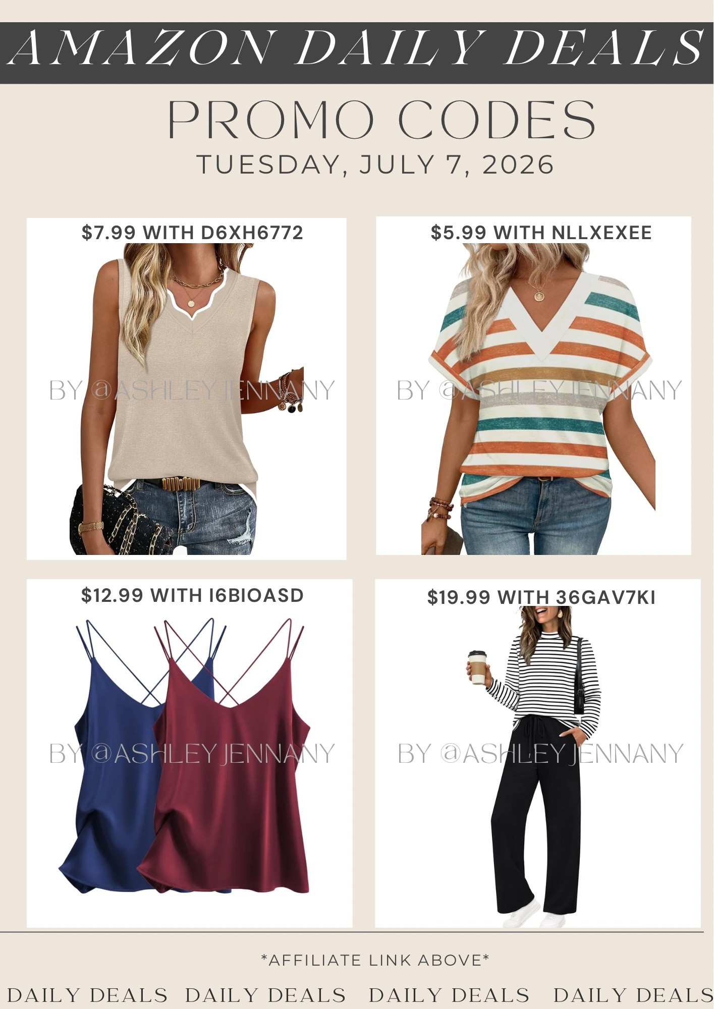 Amazon deals

#LTKSaleAlert #LTKMidsize #LTKootd