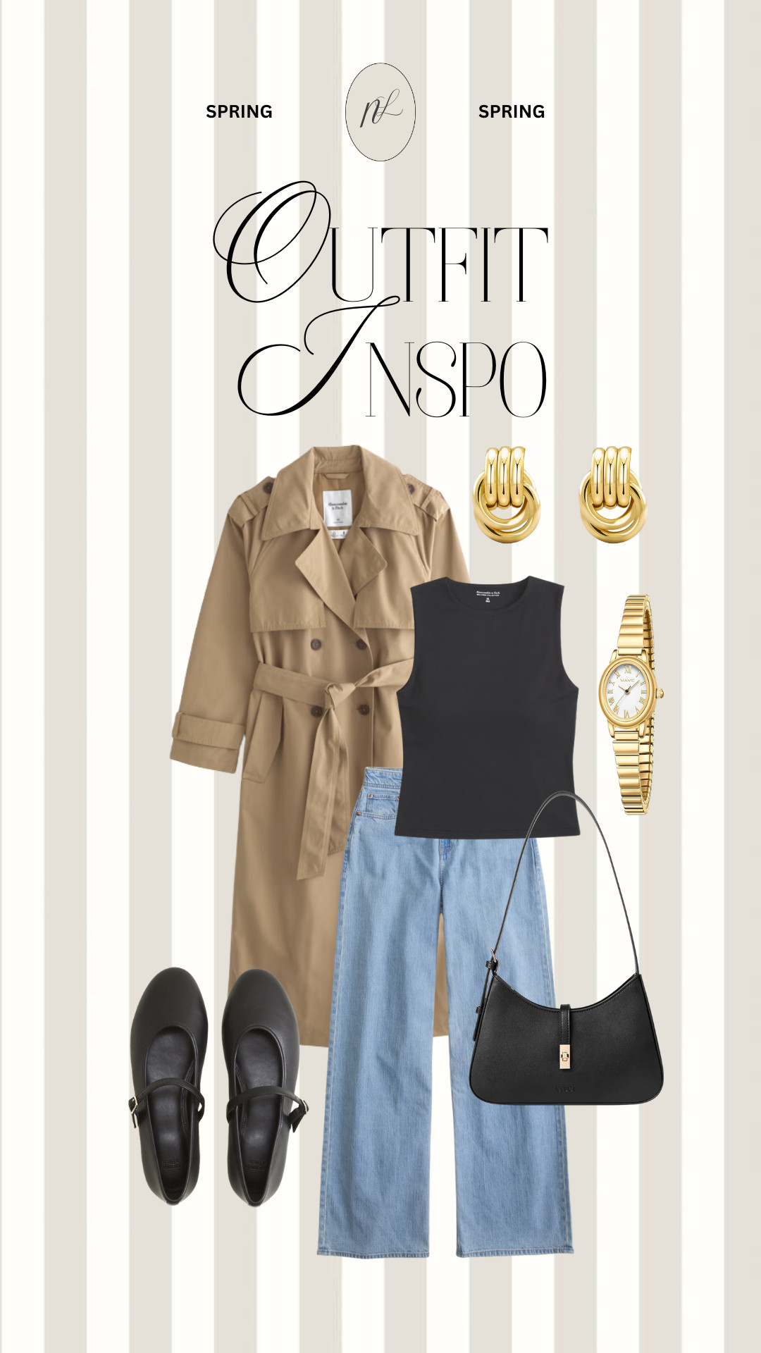 Abercrombie and Fitch spring outfit inspo with long trench coat and Mary Jane flats. 

 

#LTKootd #LTKSeasonal #LTKU