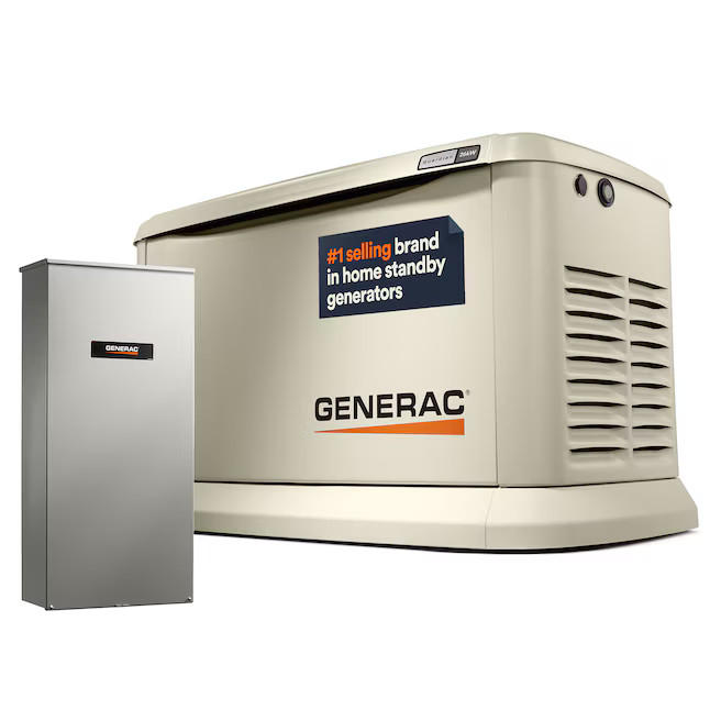 Generac Home Standby Generator w/WiFi Connectivity 26000 -Watt Dual Fuel (Liquid Propane/Natural ... | Lowe's