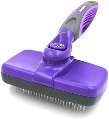 Hertzko Self Cleaning Slicker Brush – Gently Removes Loose Undercoat, Mats and Tangled Hair –... | Amazon (US)
