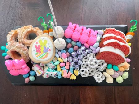🐰 Hop into Easter with the sweetest charcuterie board you've ever seen! 🍭🍬

🍫 Watch as we put together a candy-filled masterpiece that will have your taste buds dancing. 🤤 

What's your favorite Easter candy? Let us know in the comments below! 

#EasterCharcuterie #CandyLover #SweetTooth 🐣🌷🍡

Everything pictured is from Walmart that we did with an easy delivery!  
https://bit.ly/3bzQTVB affiliate. 

Features : 
Bunny PEEPS https://rstyle.me/+RQfGAFz3TZxlSGmg6tur2Q and https://rstyle.me/+rbpASH3vCCPAyScTx8smhg
Cake pops https://rstyle.me/+U7G5Gyg69YMlbcXLOx591Q
Sugar Cookies https://rstyle.me/+BjQJ5_e-6QS4ss5PRujDZA
M&M'S Eggs  https://rstyle.me/+HGPSuxpcn3t4b5GZCXUpgw
Junior Mints Eggs https://rstyle.me/+FoDxRtLQnhmfXV9RTvPkEA
Strawberry 🍓 Iced bread https://rstyle.me/+GUrgvpEHDn7nCTU6sHXYAA
Flipz Pretzels https://rstyle.me/+Qf1fWOgg57dLiJ58Nqy_qw
HERSHEY'S Bunnies  https://rstyle.me/+XtRoNkFuwXAd4-CztKPSuQ
Starburst New AIRS  tropical sour https://rstyle.me/+_2Hof9cJXDZUGlygM3_GWg
Chocolate Carrots   https://rstyle.me/+tTseLABuCO657HAka4ZtXg

🥕 and more all linked for your convenience. 

#LTKfamily #LTKSeasonal #LTKhome