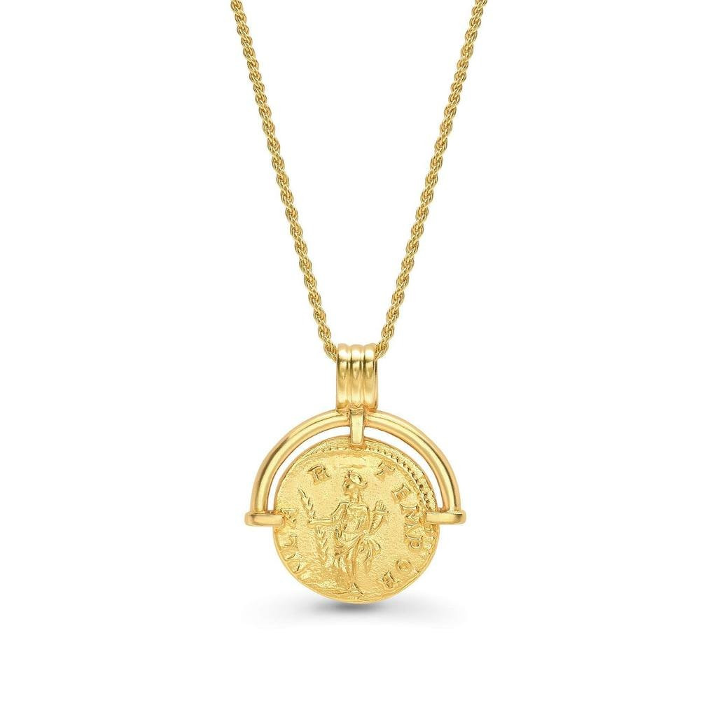 Lucy Williams Gold Roman Arc Coin Necklace | Missoma