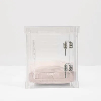 Medium Clear View Pet Crate with Silver Latch, Khaki Cushion | Wayfair North America