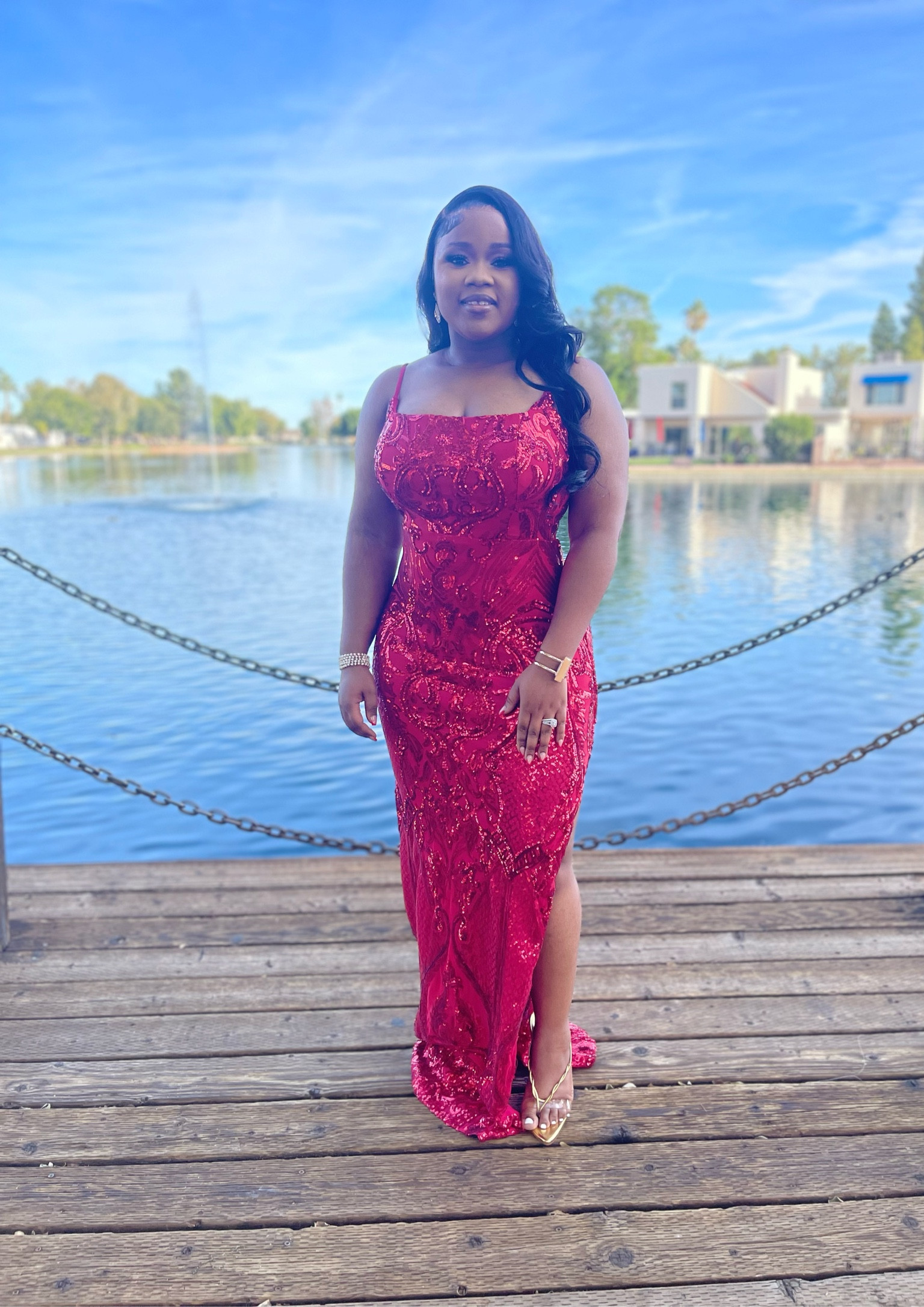 Sequin Slit Long Dress
#formaldress #reddress #windsor 

#LTKshoecrush #LTKfindsunder100 #LTKstyletip