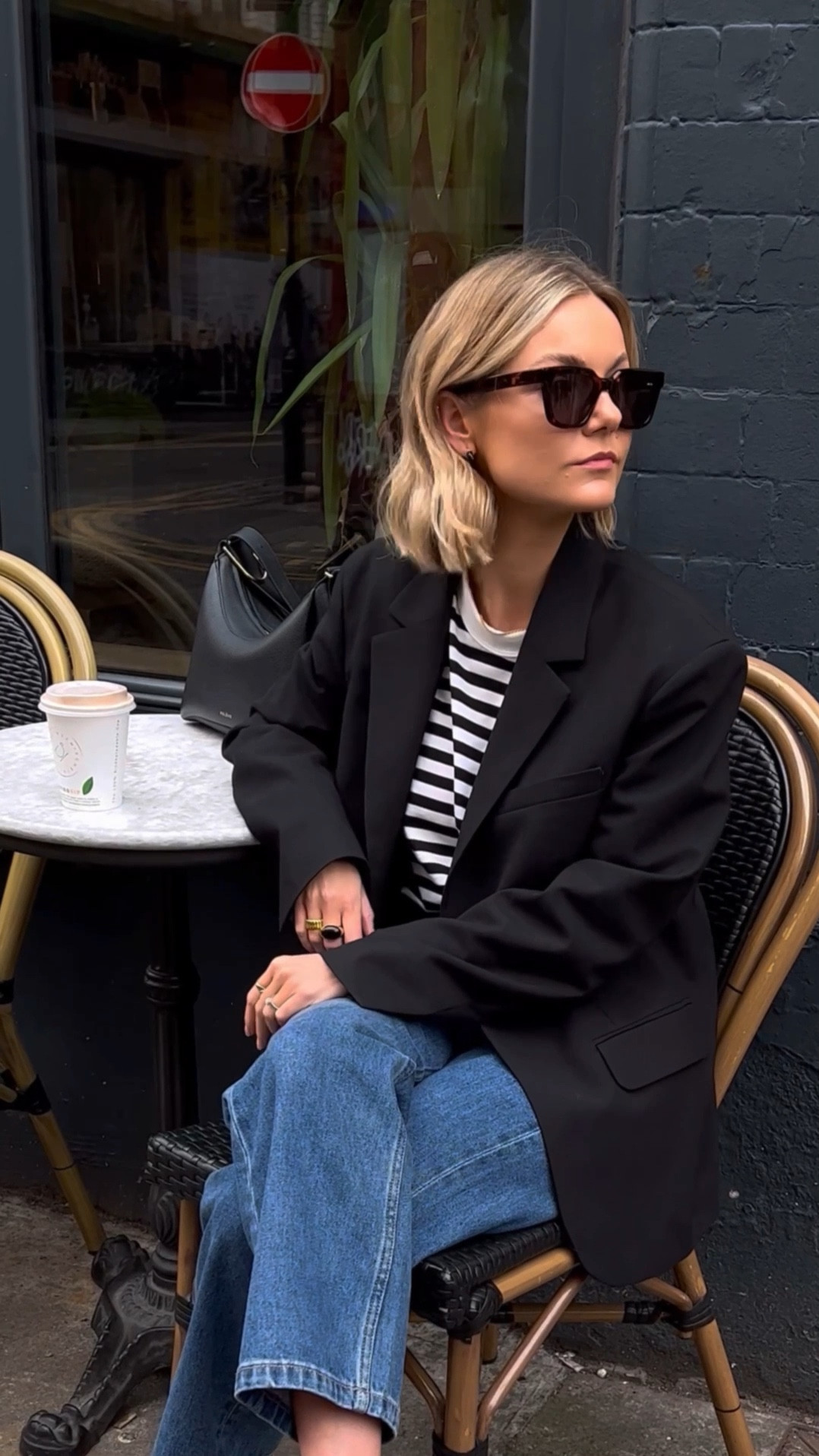 Autumn style, new in , AW22, smart casual look, minimal outfit, Arket, H&M, outfit inspiration, black blazer, striped top, blue jeans, black loafers 

#LTKstyletip #LTKSeasonal #LTKeurope