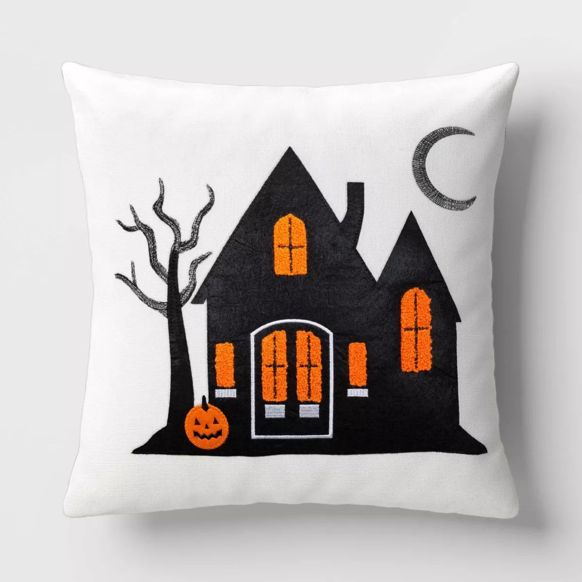 16" Square Reversible Haunted House Halloween Throw Pillow  - Hyde & EEK! Boutique™ | Target