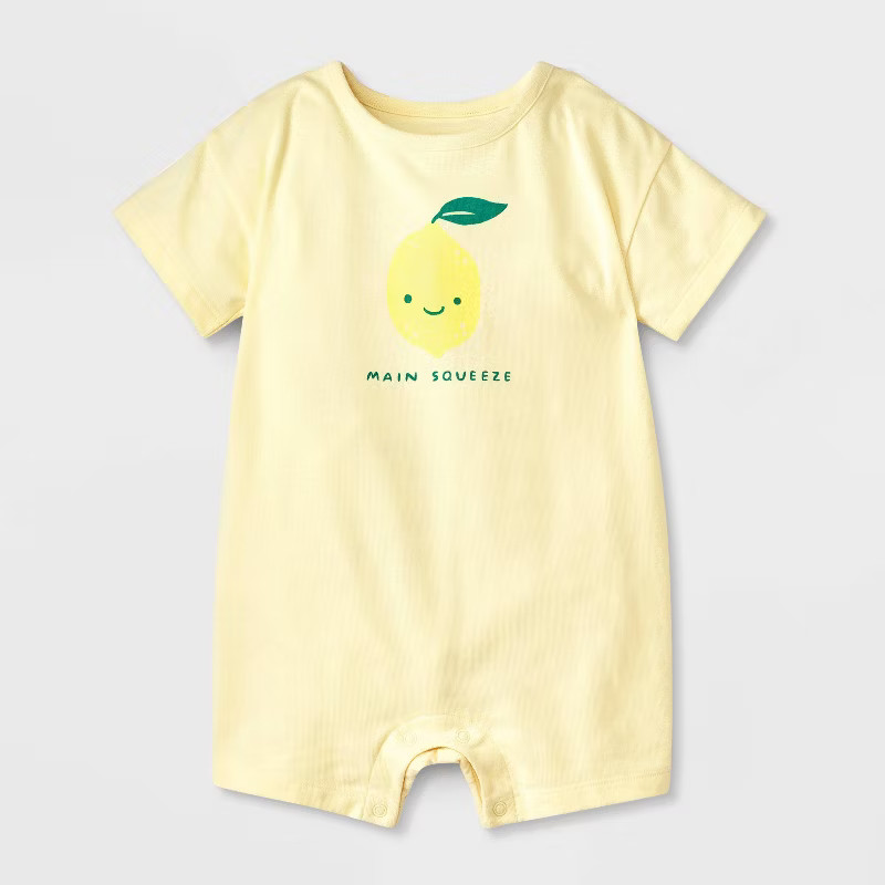 Baby Boys' Pocket Short Sleeve Romper - Cat & Jack™ | Target