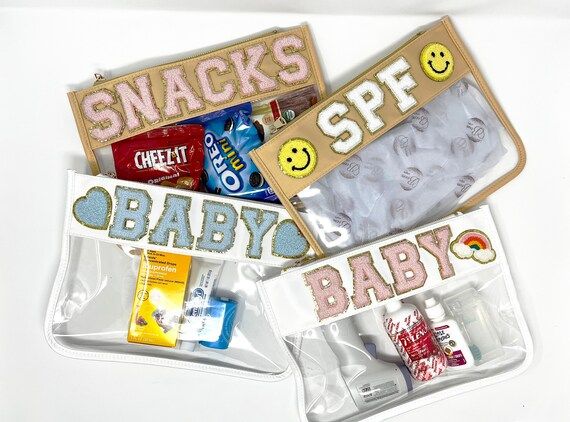 Personalized PVC Plastic Bag Makeup Bag Cosmetic Bag Travel | Etsy | Etsy (US)