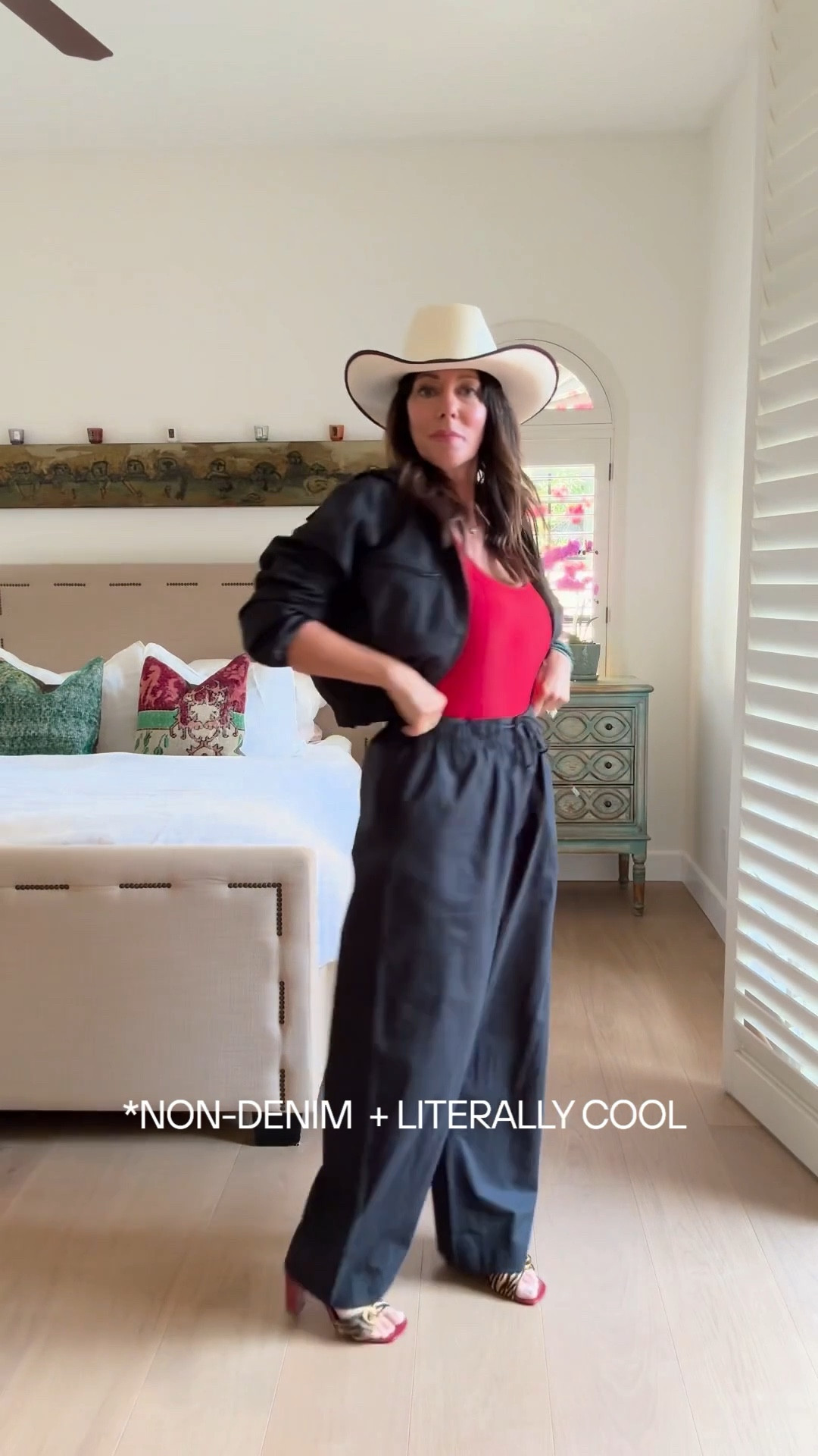 Stay cool on these loose pieces by @Quince @sims  and petal&pup 
Wearing medium in swim suit, Jacjet  and pant. Small in gingham top. 
Unless you like your pants really loose, size down in the pants, I might exchange for the small pants. The fsbric is so nice! 


#LTKOver40 #LTKTravel #LTKKids