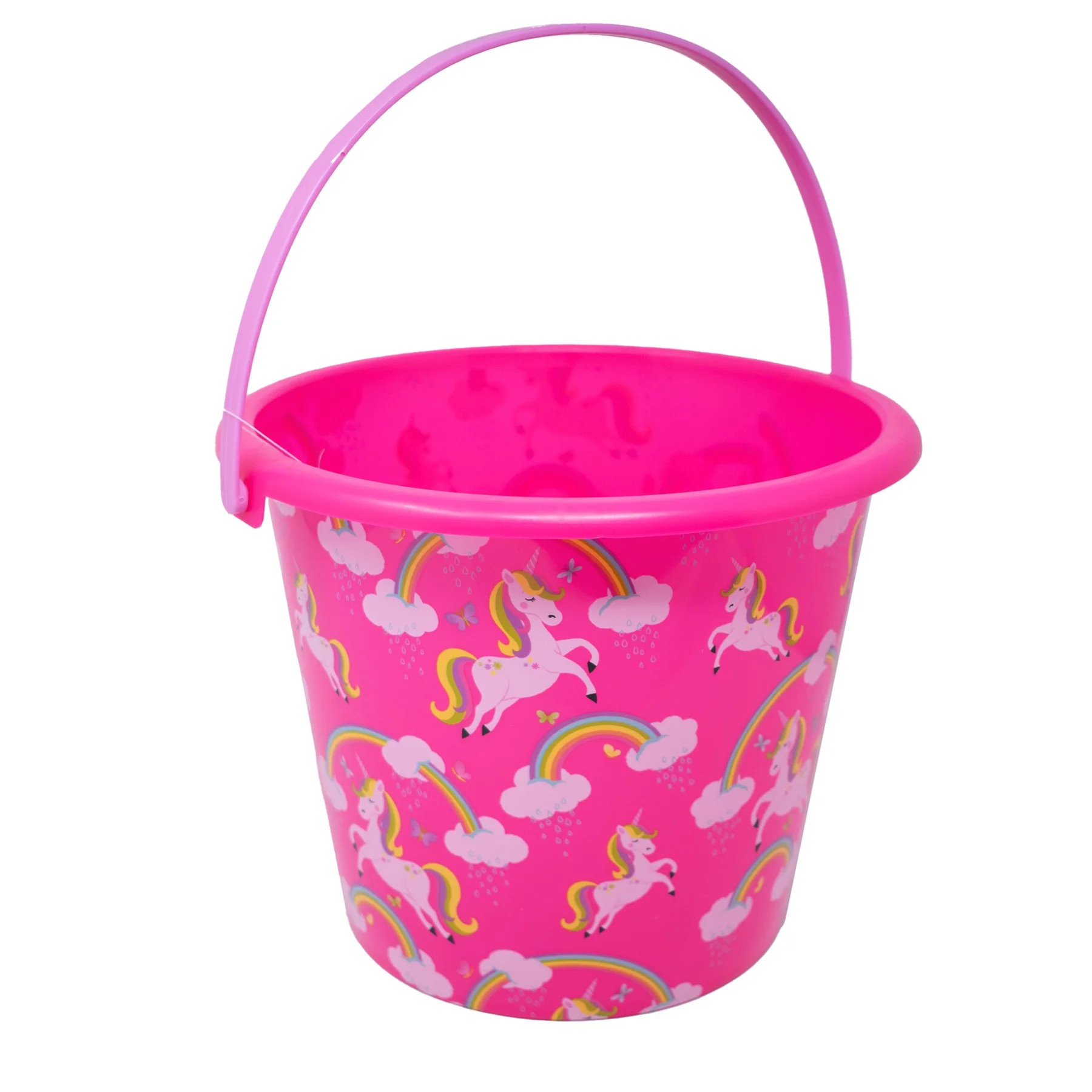 Way to Celebrate Pink Unicorn Jumbo Plastic Easter Bucket - Walmart.com | Walmart (US)