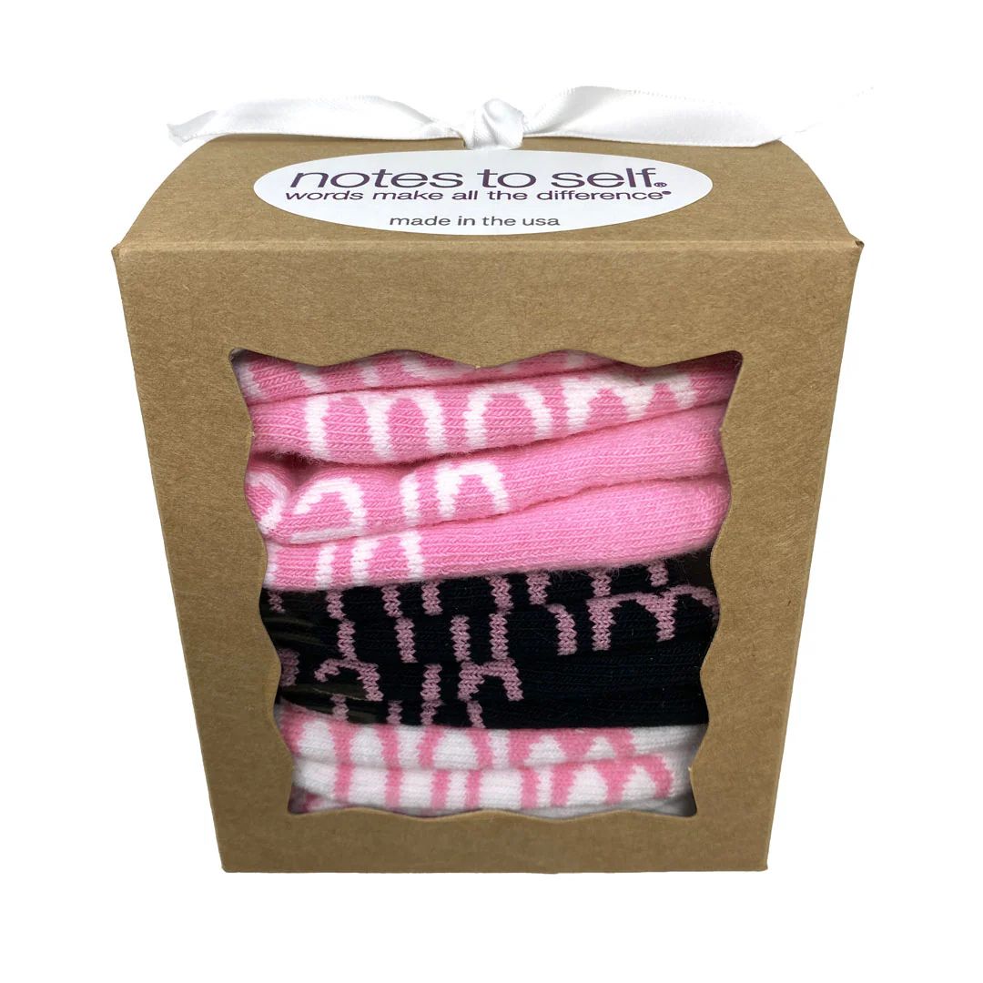 Socks in a Box for mom - 3-pair gift set | notes to self