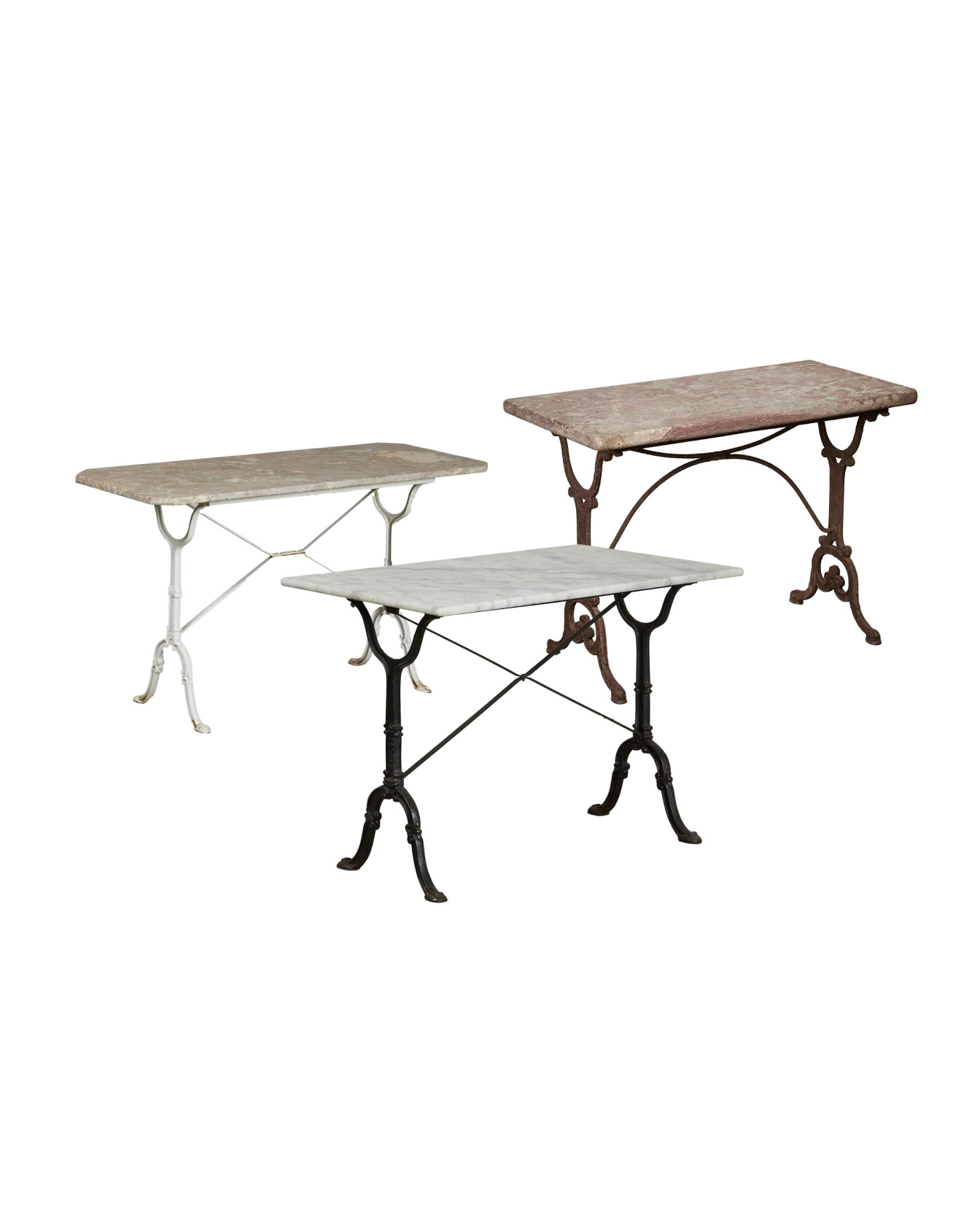 Marble Bistro Table | Vintage French Bistro Tables | OLIVE ATELIERS | Olive Ateliers