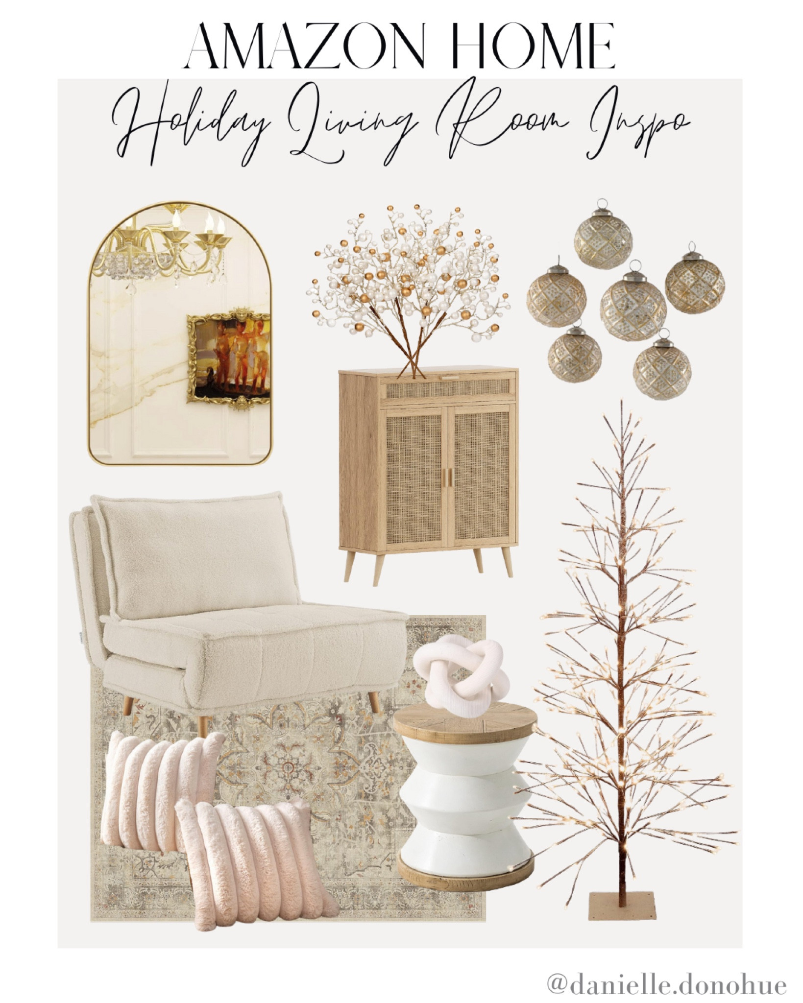 Elevate your living room with these Christmas decor and furniture pieces! 
#modernhome #holidaydecor #homefinds #interiordesign

#LTKHoliday #LTKstyletip #LTKhome