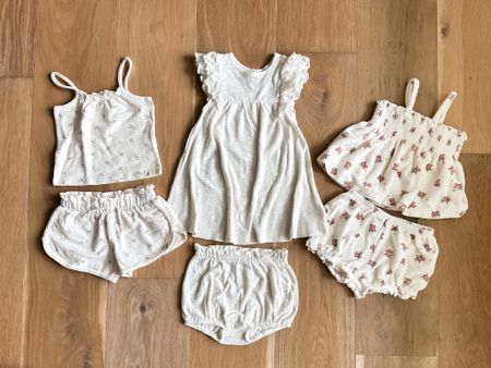 More cute toddler/baby outfit finds from Walmart!! These are all so cute, I definitely suggest sizing down. The 2T shorts were way too big on P so I went down to 18M and there are perfect! The 24M is still a little big, but works. 
.
.


#LTKFind #LTKbaby #LTKkids