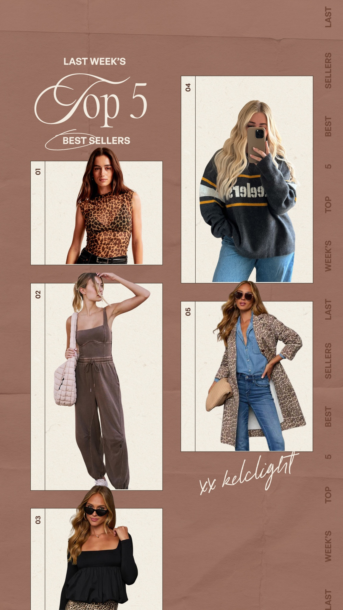 Last weeks best sellers🤍 use code KELSEYSAVE25 for a discount on the Vici leopard coat and black top #sale #bestsellers #fall 

#LTKFallSale #LTKMidsize #LTKStyleTip