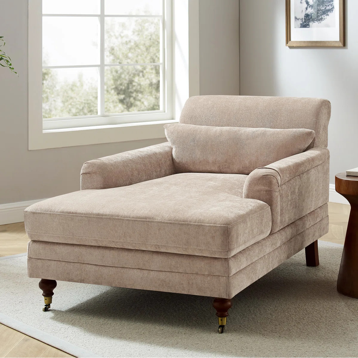 37.01'' Upholstered Chaise Lounge | Wayfair North America