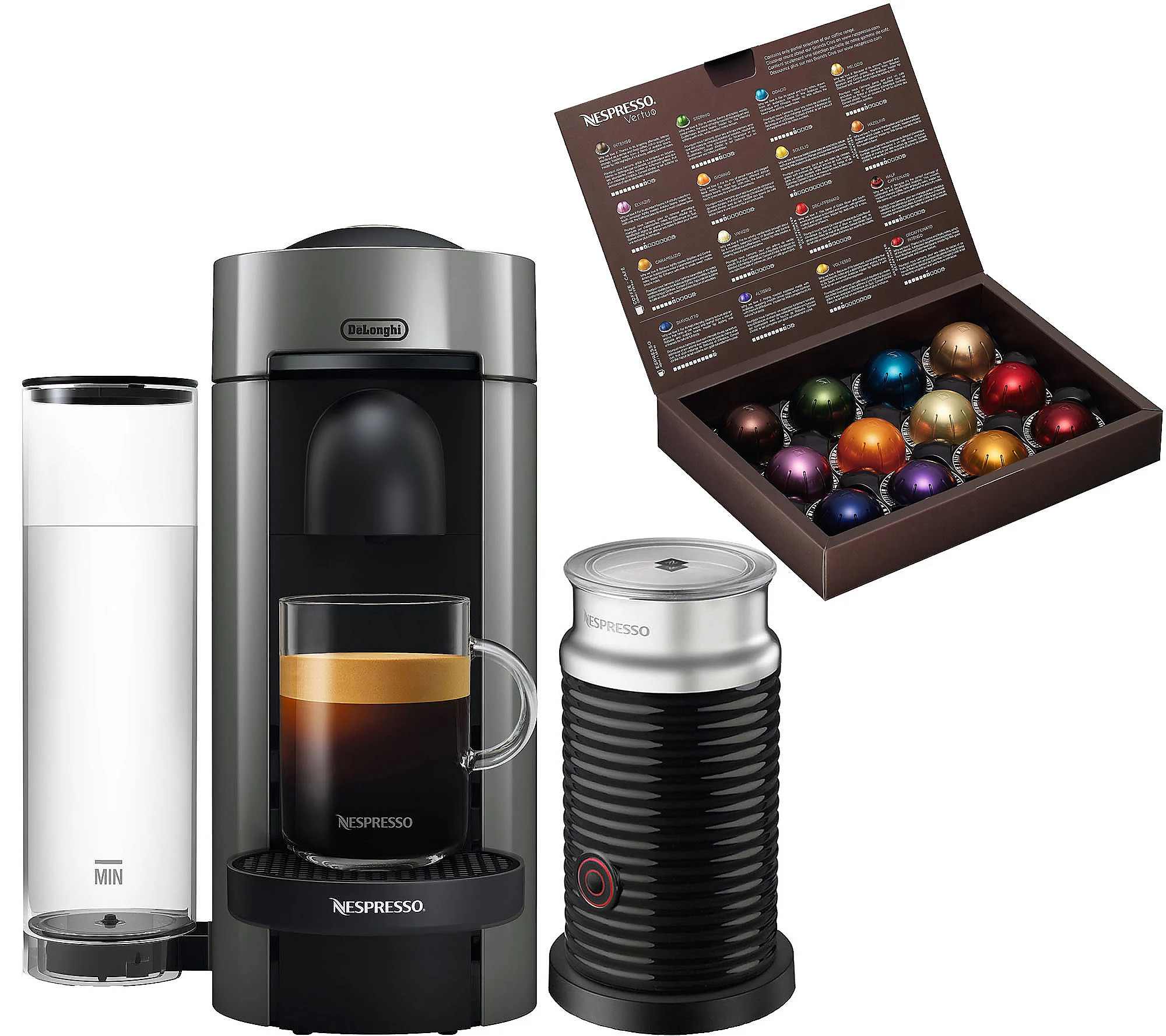 Nespresso Vertuo Plus Coffee Machine w/ Frother by Delonghi | QVC
