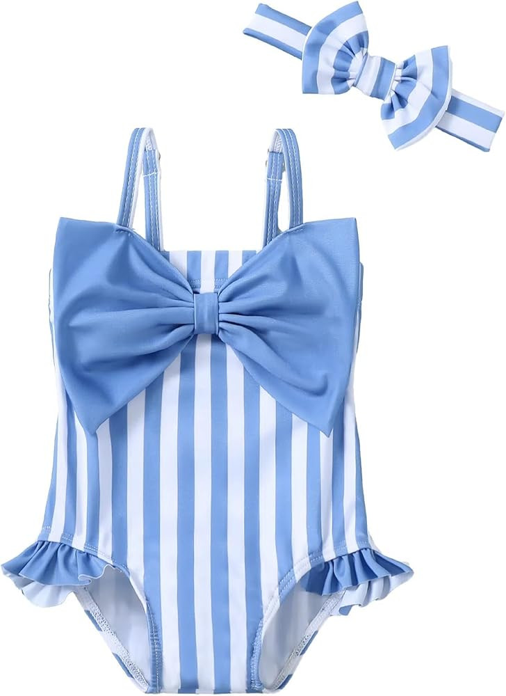 Mioglrie Toddler Baby Girl Swimsuit Infant Bathing Suits Summer Beach Swim Suit Newborn One Piece... | Amazon (US)