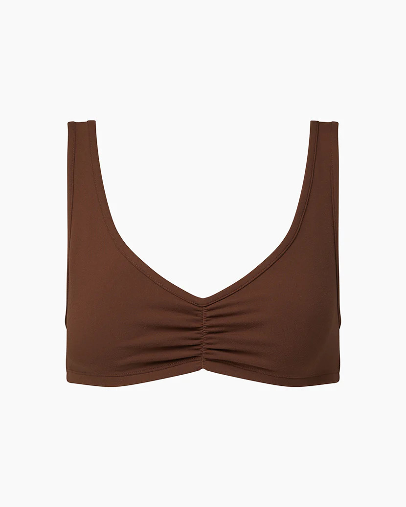 Ruched Scoop Neck Bra | We Wore What