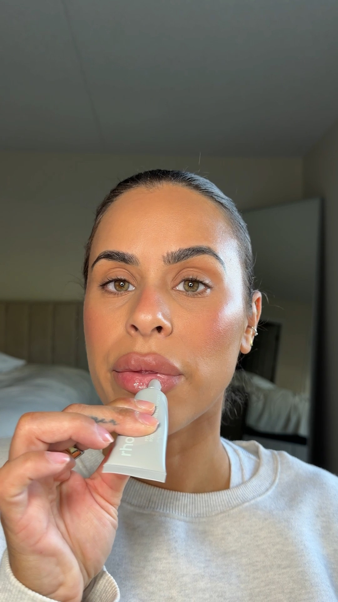 Natural makeup, slicked back bun 

#LTKmorningroutine #LTKBeauty