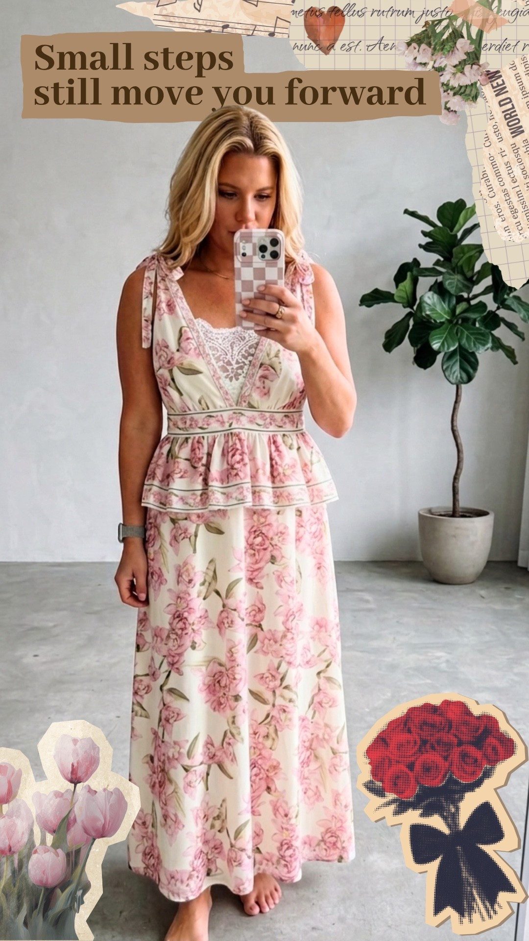 🌸 Soft florals and effortless elegance ✨
This dreamy floral maxi dress is my new go-to for sunny days and everything in between! The delicate pink peonies, flattering peplum waist, and romantic lace detail make it feel so feminine and special. Perfect for brunch, baby showers, or just twirling around the house 💕
Tap to shop this look on LTK 🛍️

XOXO,
Ana Randall🌸

#LTKsummer #LTKwedding #LTKstyletip
