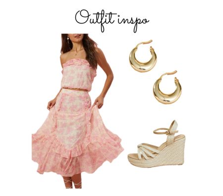 Cute outfit idea! Linked some other wedge options too. 

#LTKShoeCrush #LTKParties #LTKStyleTip